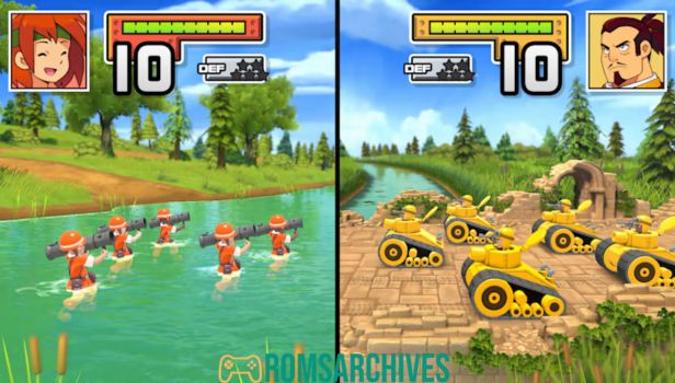 Advance Wars 1 2 Re-Boot Camp Gameplay