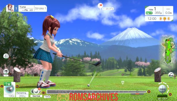 EVERYBODYS GOLF HOT SHOTS Gameplay 1